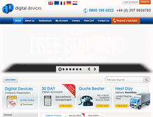 Tablet Screenshot of digitaldevicesonline.com